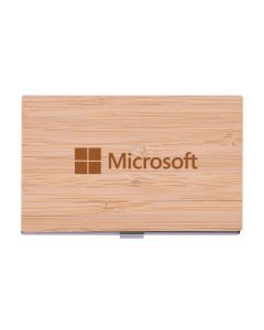 Bamboo Card Holder