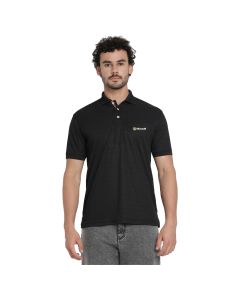 Swiss Military Premium Sports Polo Dri-Fit tshirt- Black