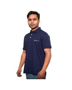 Swiss Military Premium Sports Polo Dri-Fit tshirt- Navy Blue