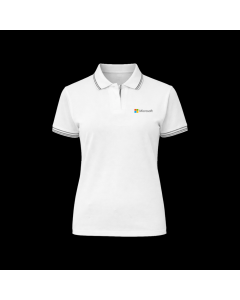 Polo Neck Tipping T-shirt Women 