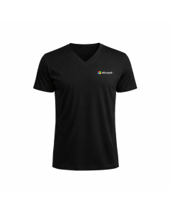 V Neck T-shirt Black