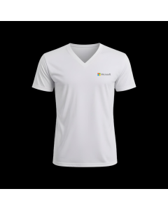 V Neck T-shirt White